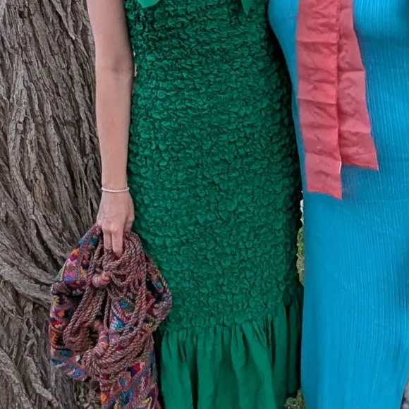 Xxs/Xs Anthropologie green dress - Picture 7 of 7